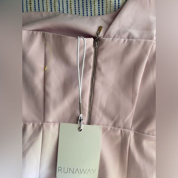 Runaway The Label Chrisalis Midi Dress Size XS Pink  One Shoulder New - Picture 11 of 16